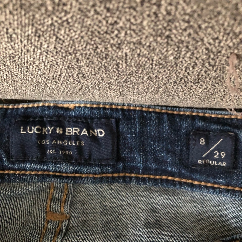 Lucky Brand Dark Blue Straight Leg Jeans - Picture 2 of 3